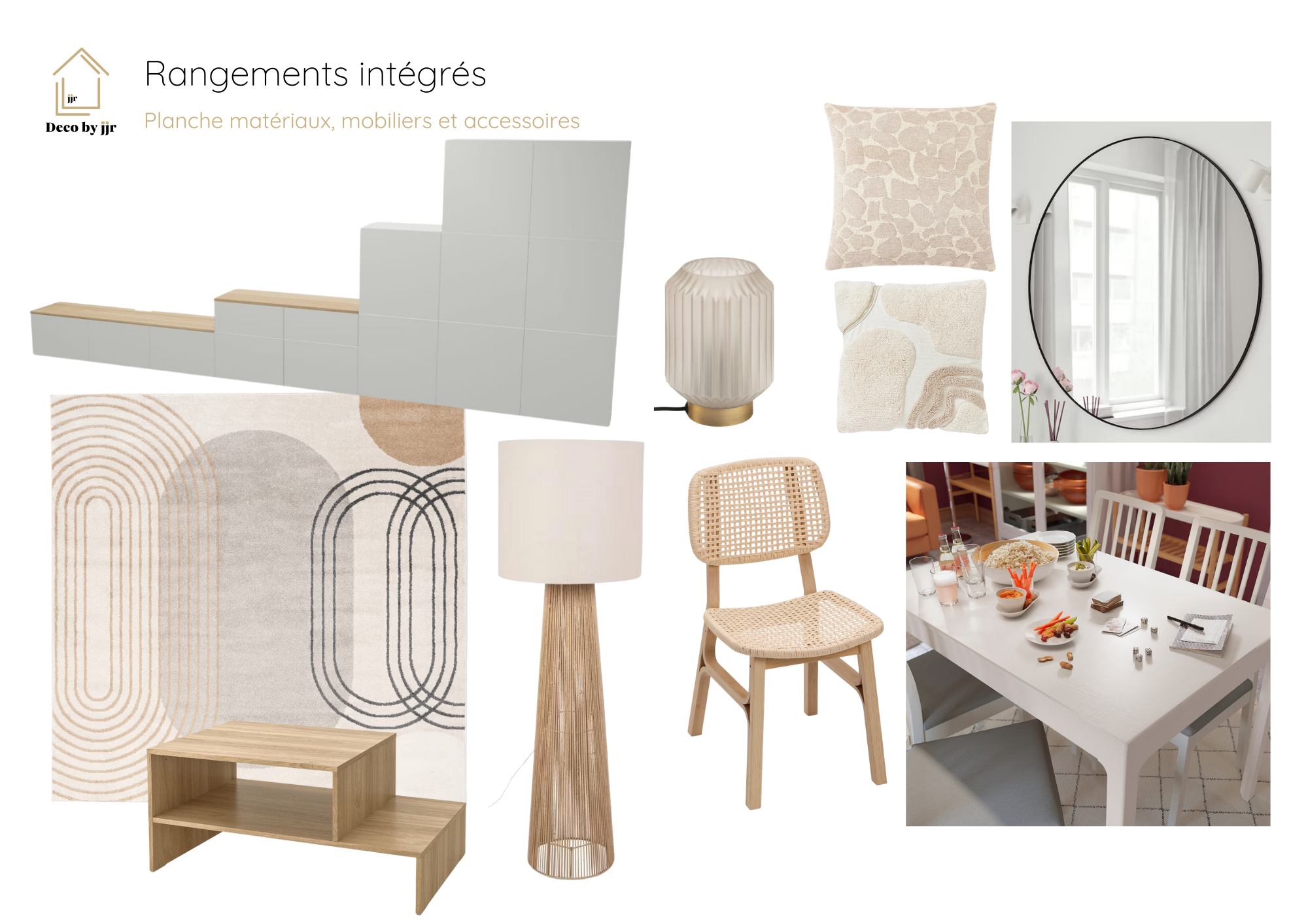 Projet de décoration à distance : une pièce de vie chaleureuse et ...